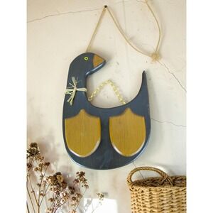 Vintage Duck Wood Coat Rack Hanger - Farmhouse Entryway Decor